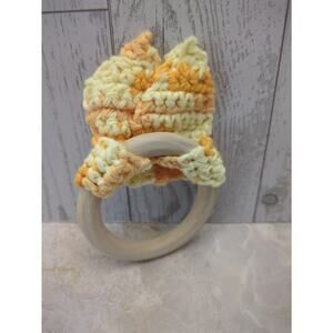 Bunny Ear Wooden Teething ring